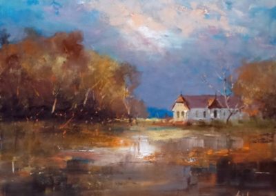 Az idő múlása ( Olaj 40x50 cm ) / The passage of time (Oil, 40x50 cm )