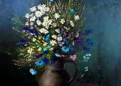 Agárdi Gabi - Mezei virágok (Olajfestmény 60x60 )